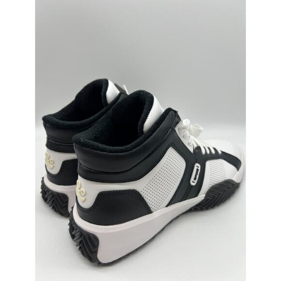 G/Fore G.112 Leather Mid-Top Street Shoe Black/White Men\'s Size 11.5 New main image 13